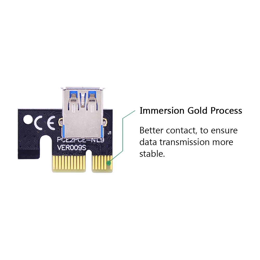 NVMe To PCIE Adapter Card CHIPAL Dual LED VER009S V009S Plus
