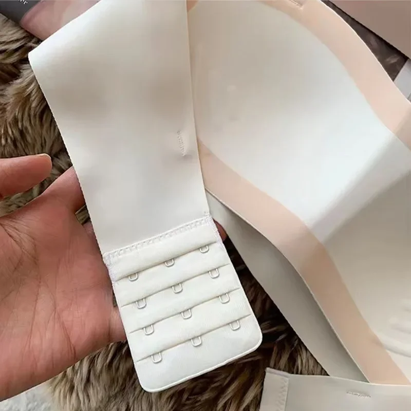 Women Tube Strapless Bra Chest Wrap Bandeau Seamless Breathable Underwear Tops Non Slip Invisible Bralette Push Up Women's Bra 6