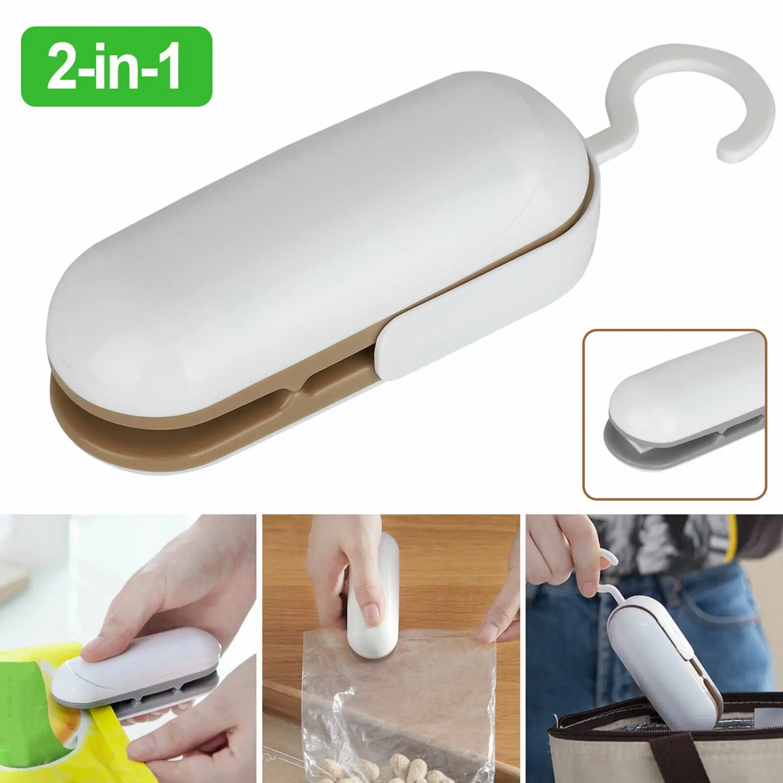 

Portable Mini Heat Sealing Machine Impulse Sealer Packing Plastic Bag Tool Heat Sealer Food Storage Sealer Sealing Machine