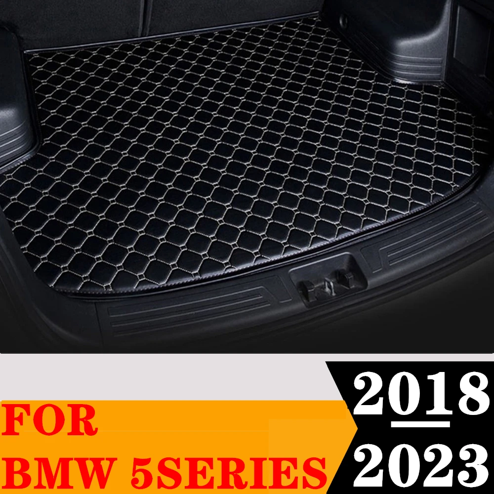 

Коврик для багажника автомобиля для BMW 5 серии 2018 2019 2020 2021 2022 2023, задний коврик для груза, поднос для багажника, коврик для багажа, ковер, внутренние детали