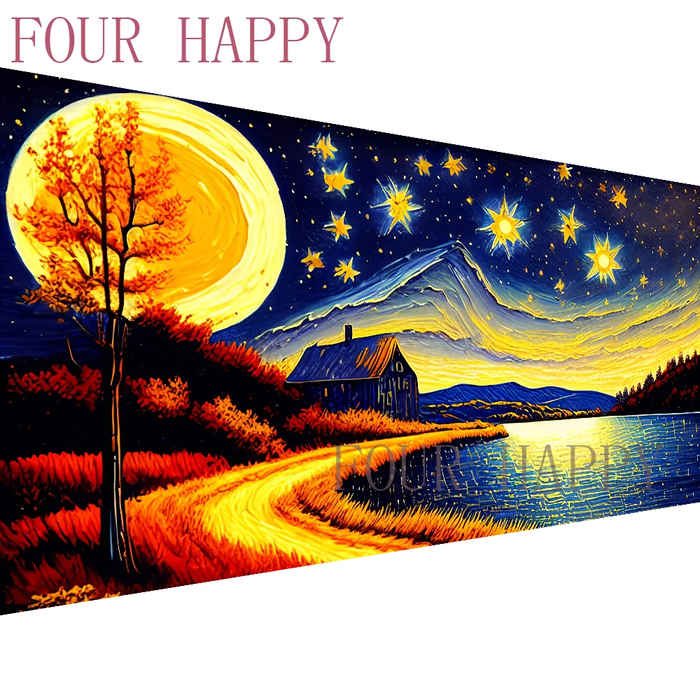 5D DIY Large Diamond Painting, Cross Stitch Trees, Colorful Flowers,  Landscape Wall Art, Full Round Drill, Embroidery Home Decor - AliExpress