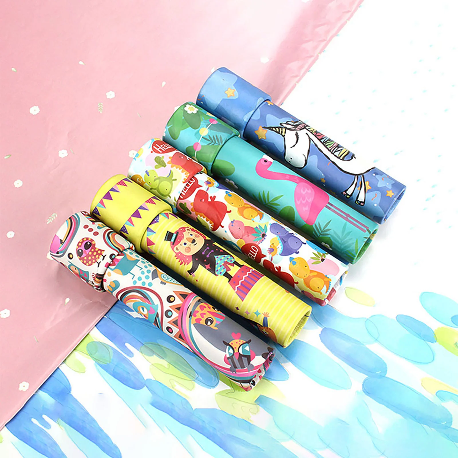 Kaleidoscope Kids Toy Educational Toys Party Scope Lens Kit Kaleidoscopes Lovely Favors Classic Birthday Diy Kalidescopes children toys kaleidoscope toy