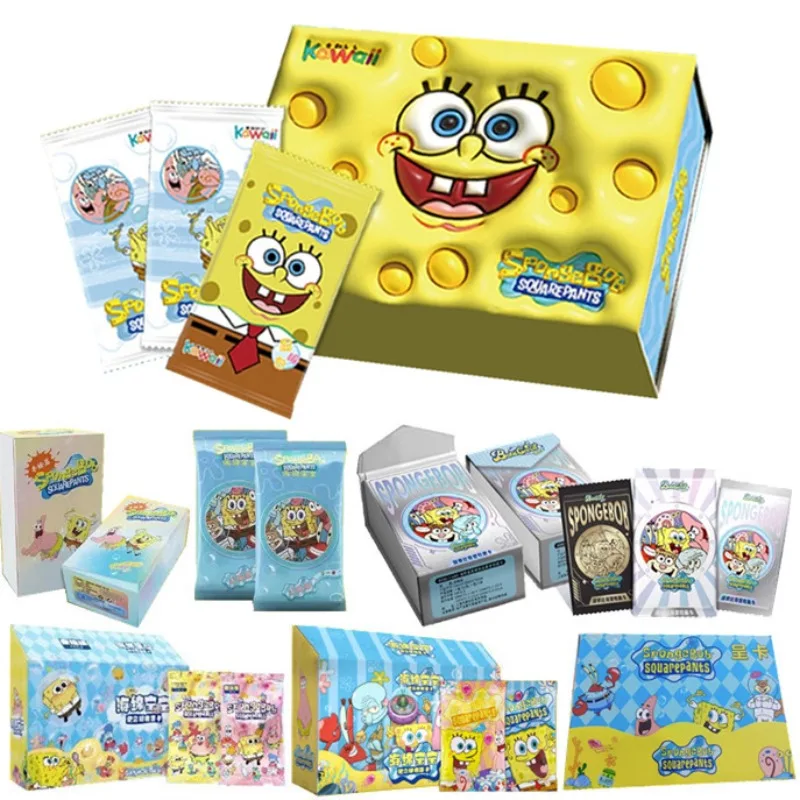 2023 New Spongebob Squarepants Card Bob Patrick Star Squidward Cute Funny Bikini Beach Collection Cards