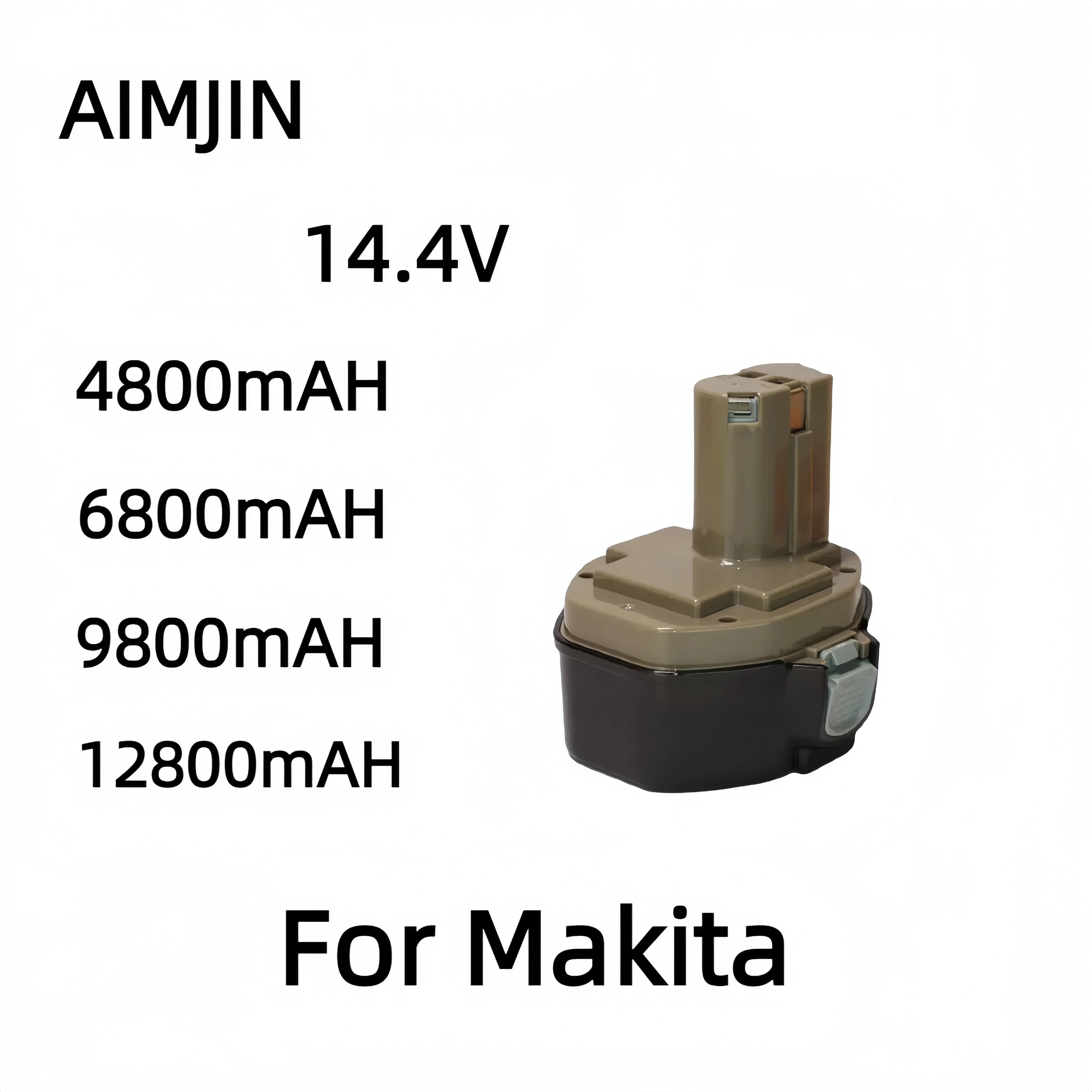 

14.4V 4800/6800/9800/12800mAH Ni-MH Rechargeable Tools Battery for MAKITA 1822 192826-5 192827-3 PA18