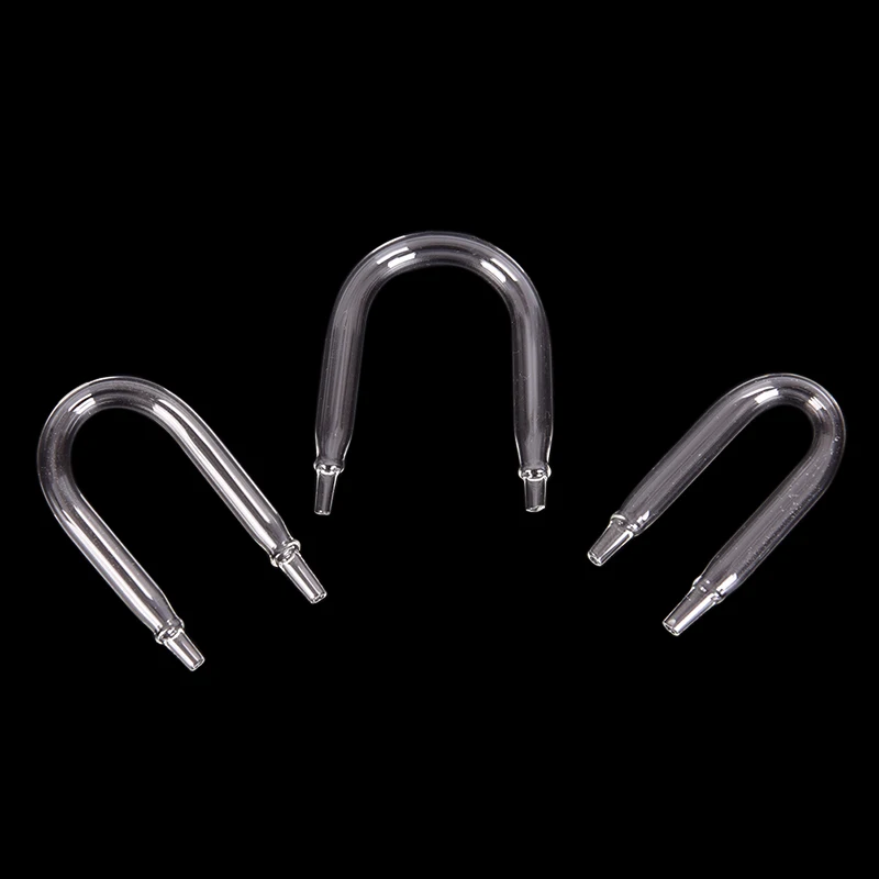 Aquarium U-Shaped Glass Air Pipe Connector for Co2 and Oxygen Systems