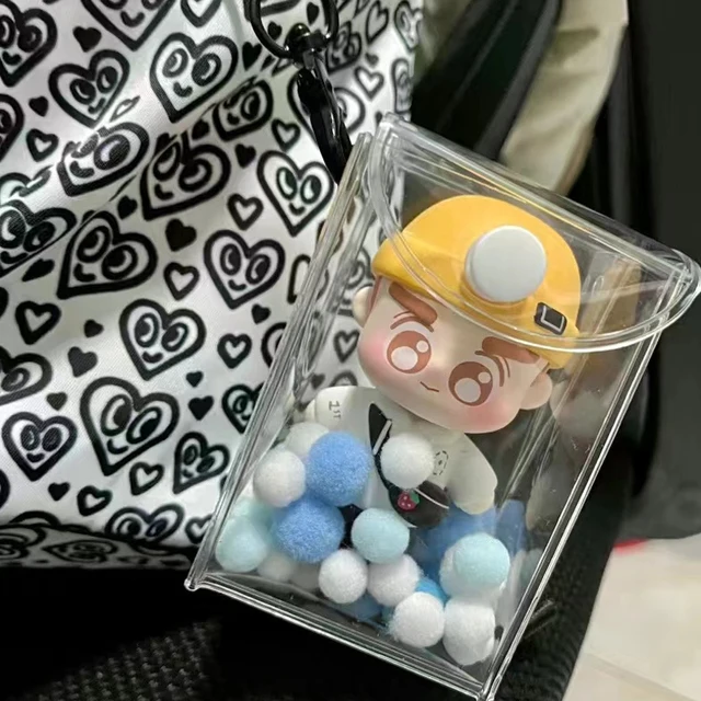 Szervező Box 6*4,5*9 Cm Clear Mystery Kulcstartó Táska Vastag Klasszikus Tároló Tok Ajándék Kézműves Tasakok - Image 2