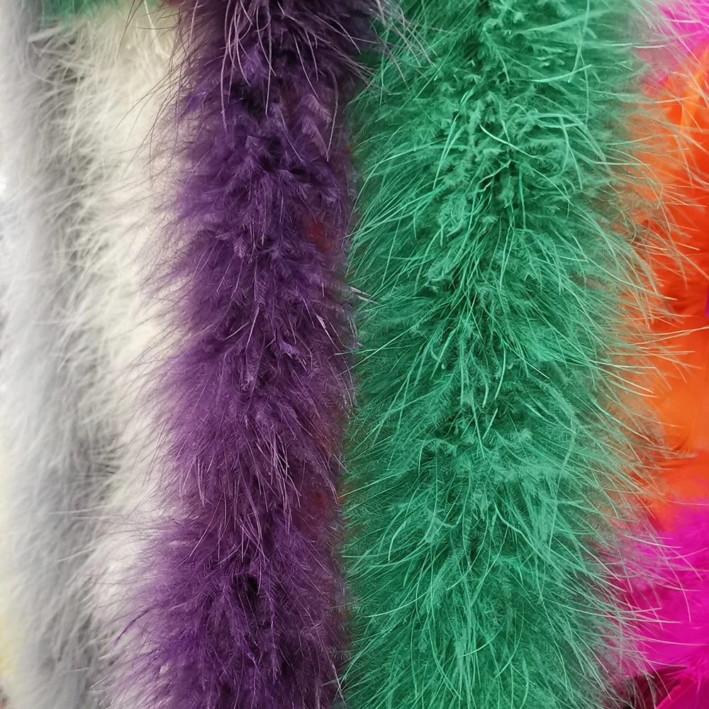 2 Meter 40g Fluffy Turkey Feathers Boa Marabou Feather Strip For Slim  Evening Dress/Clothing/Shawl /Cosplay Decoration Wholesale