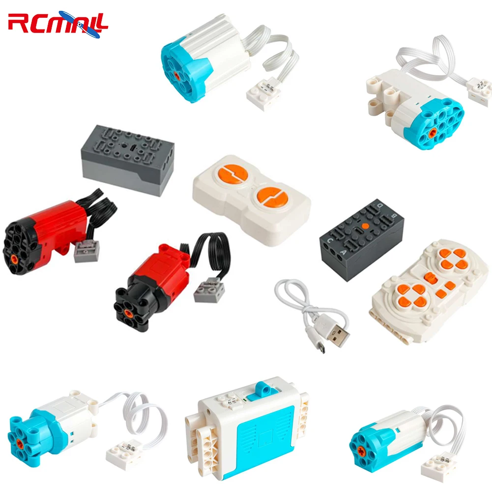 PF Technology Spare Parts Set Mechanical Power Pack MOC Science Education Puzzle Compatible Legoeds Building Blocks