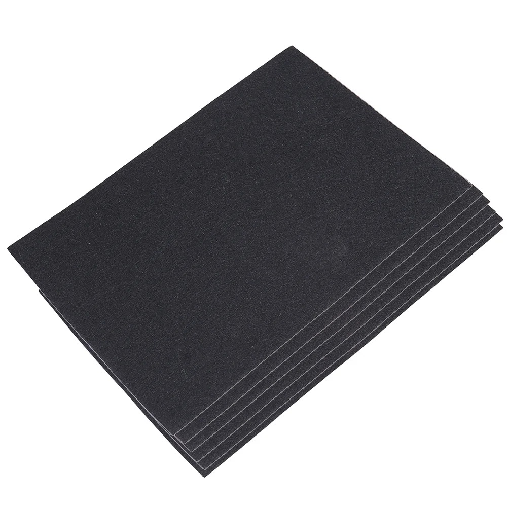 20pcs 자체 접착 펠트 시트 가구 다리 보호를위한 검정색 3mm 두꺼운 Diy 공예 장식 수리 펠트 시트