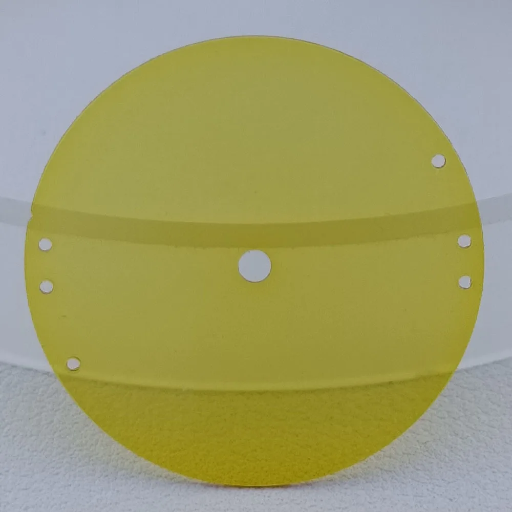 Luminous Dial with Transparent Surface for Mechanical Watches - 28.5mm Diameter