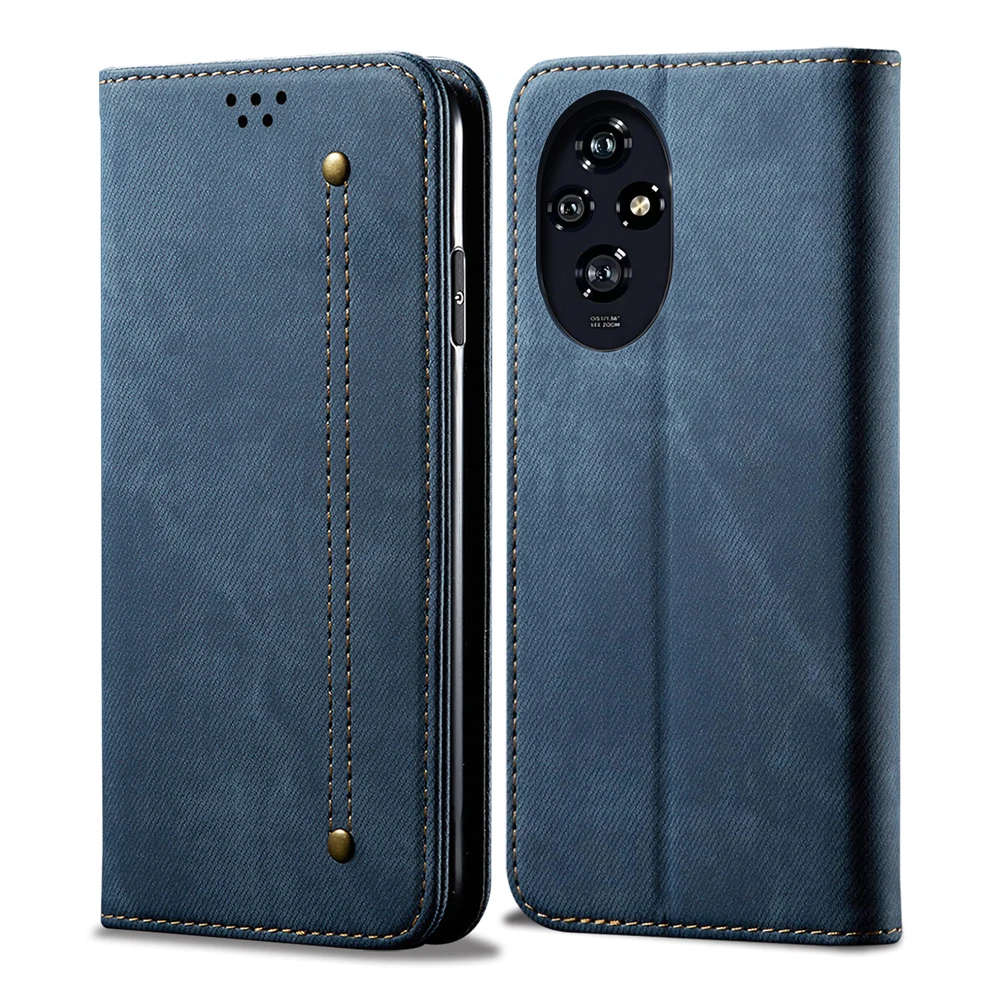 Elegant Leather Flip Wallet Case with Card Slot and Magnetic Closure