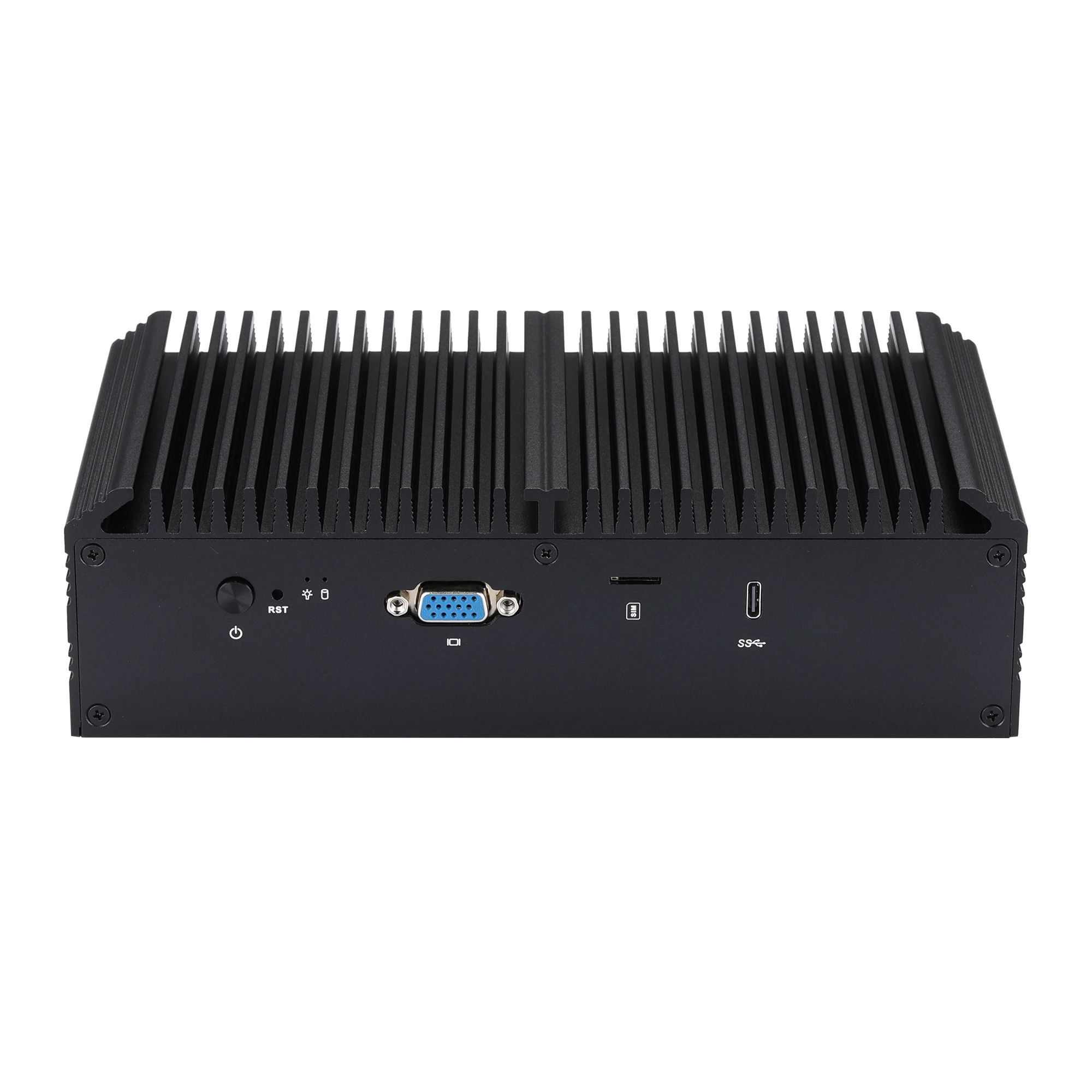 QOTOM Fanless Fileserver Router Mini PC Q20311G9 Q20321G9 Processor Atom C3338R C3558R AES-NI Firewall - 5x 2.5G LAN 4x SFP+ 2