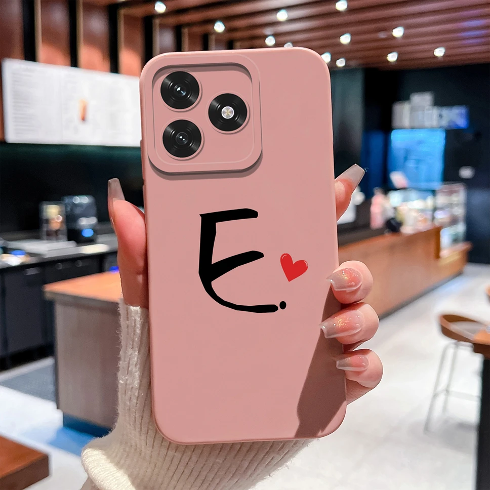 Simple Heart Design - Premium Soft Liquid Silicone Phone Case Cover