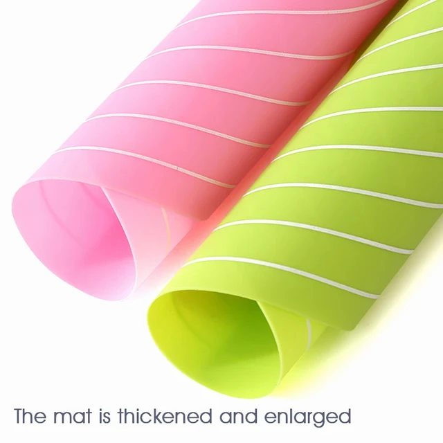 FAIS DU Reusable Non-Stick Silicone Baking Mat for Pastry Rolling with Measurements, Liner Heat Resistant Table Placemat Pad 4