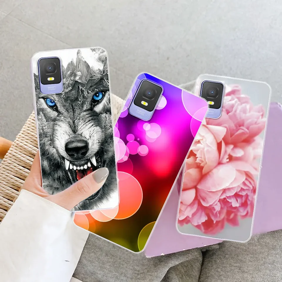 Custodia Per TCL 403 / T431A T431D T431E Cover SILICONE Matte TPU - Foto 10