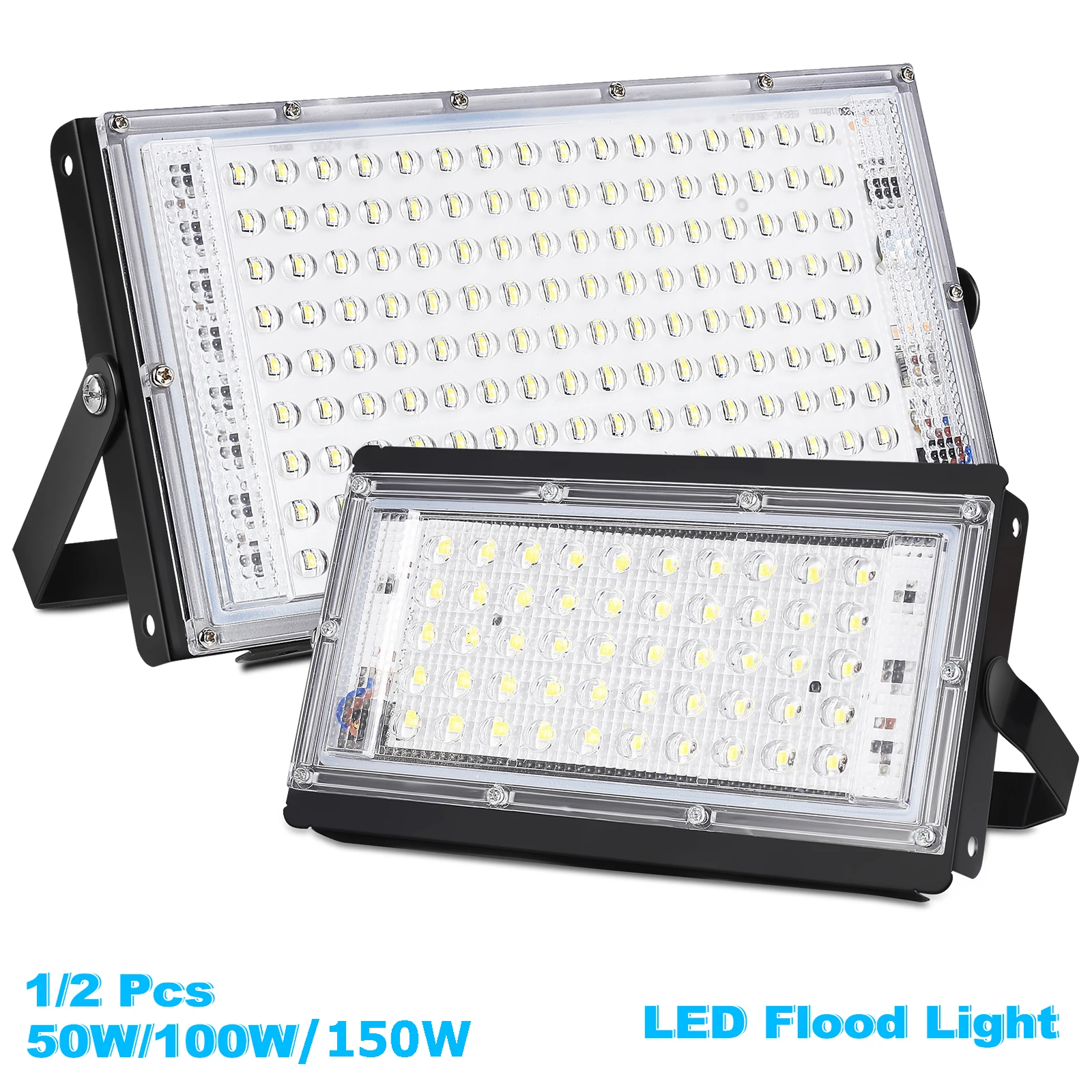 Luz de inundación Led 110V/220V Focos Iluminación al aire libre 50W 100W  150W 200W Foco Led Lámpara de pared exterior para jardín Iluminación de  calle