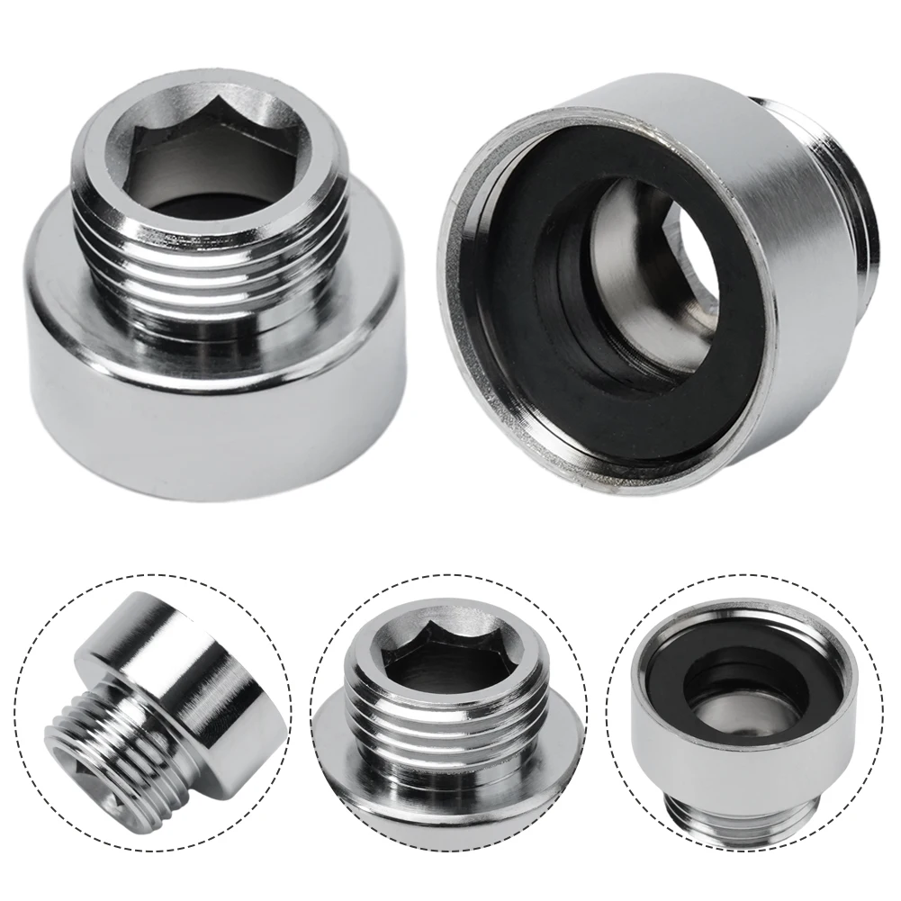 For Shower Hose / Head Adaptor Parts 3/4" Female To 1/2" Male Bath Accessory Chrome Plated Brass Hot Practical 5
