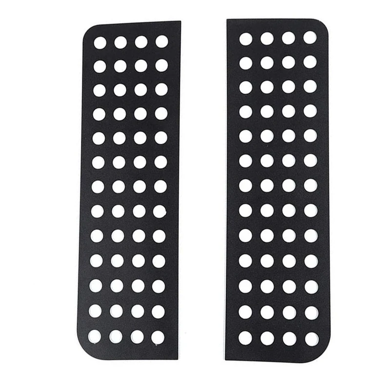 

Car Rear Door Window Glass Panel Cover Trim For Jeep Wrangler JK & Unlimited 4-Door 2007-2017 Black