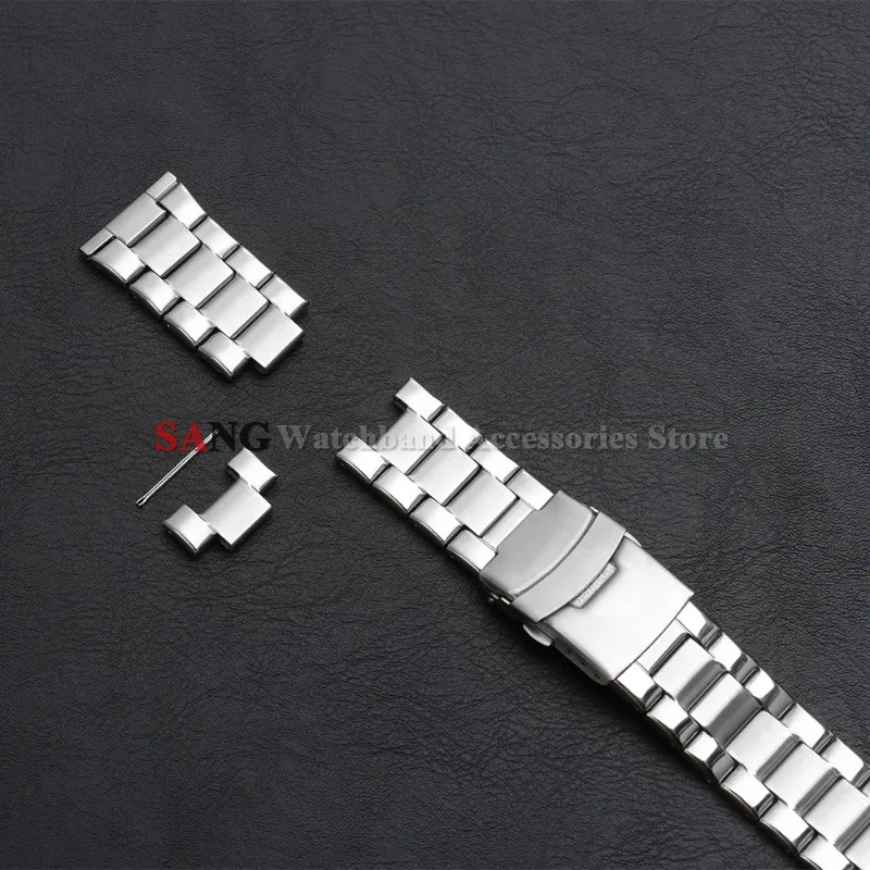 Stainless Steel Quick Release Bracelet with Folding Buckle - Fashionable Universal Strap Replacement