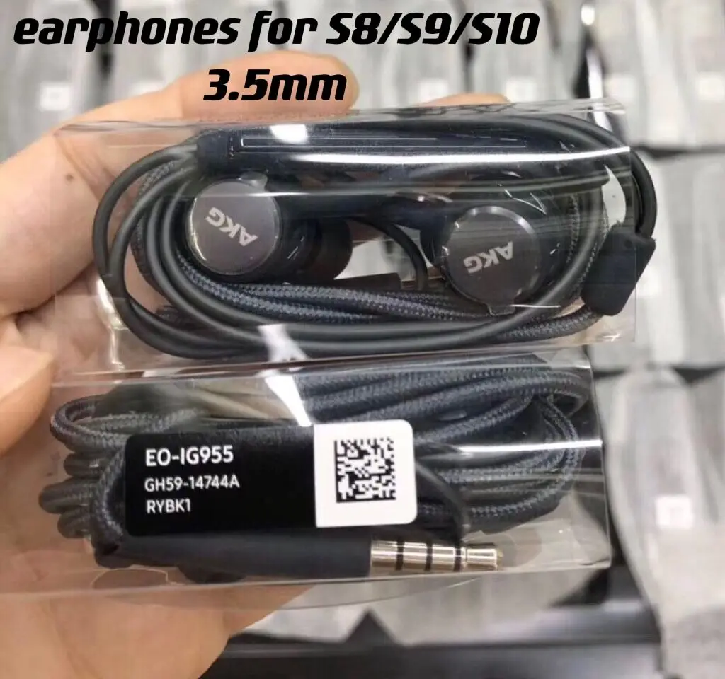 Наушники-вкладыши для AKG IG955 3 5 мм с микрофоном проводная гарнитура Samsung Galaxy S8 s9 S10