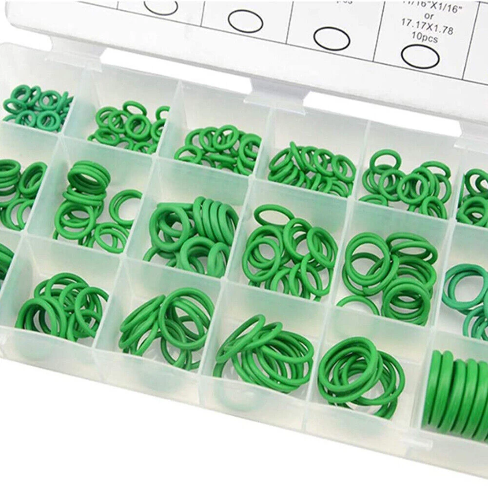 270pcs O-Ring High Quality Gasket Assortment Kit Auto Repair Tool Rubber Air Conditioner Refrigerant Ring Seal Kit Heavy Duty