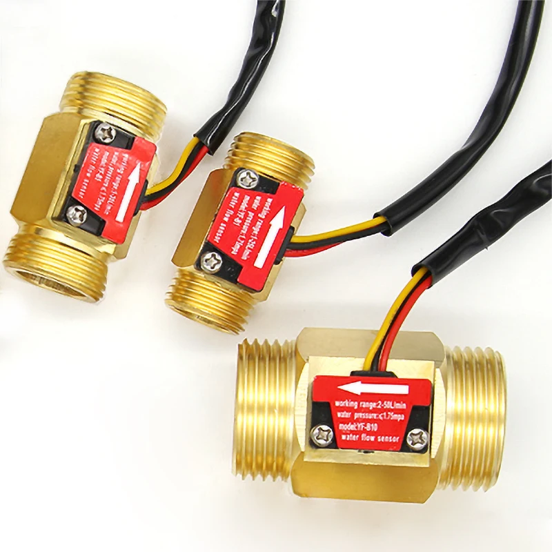 Brass Water Flow Sensor - tech.diydynamic.com