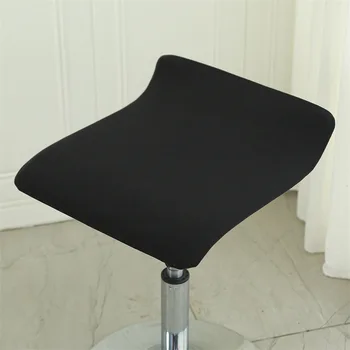 1 pezzo di copertura per sedia quadrata elastica per cassiere sgabello girevole girevole ufficio bar hotel panca di sollevamento protezione del sedile sgabello quadrato 1