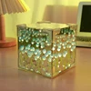 Creative Diy Tulip Flower Sea Cube Three-Dimensional Small Night Lamp Material Package for Girlfriend Couple Girlfriends 3