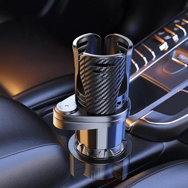 

Car cup holder expander multifunctional auto water bottle holder car adjustable bottle organizer auto coffee cup adapter