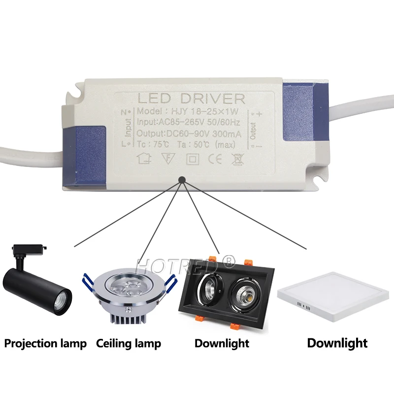 Chanzon LED Driver 300mA (Constant Current Output) 18V-34V (In - Foto 9