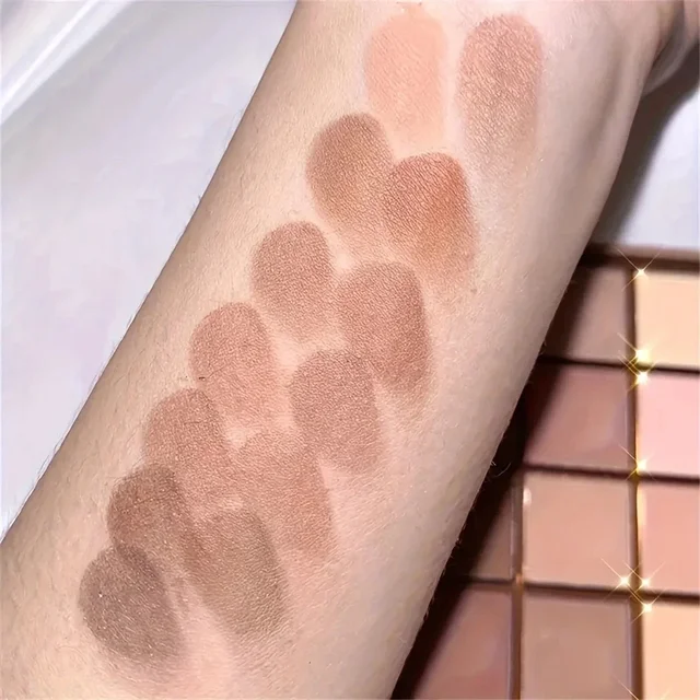 Paleta Sombras 25 Colores – Tonos Tierra, Café y Chocolate