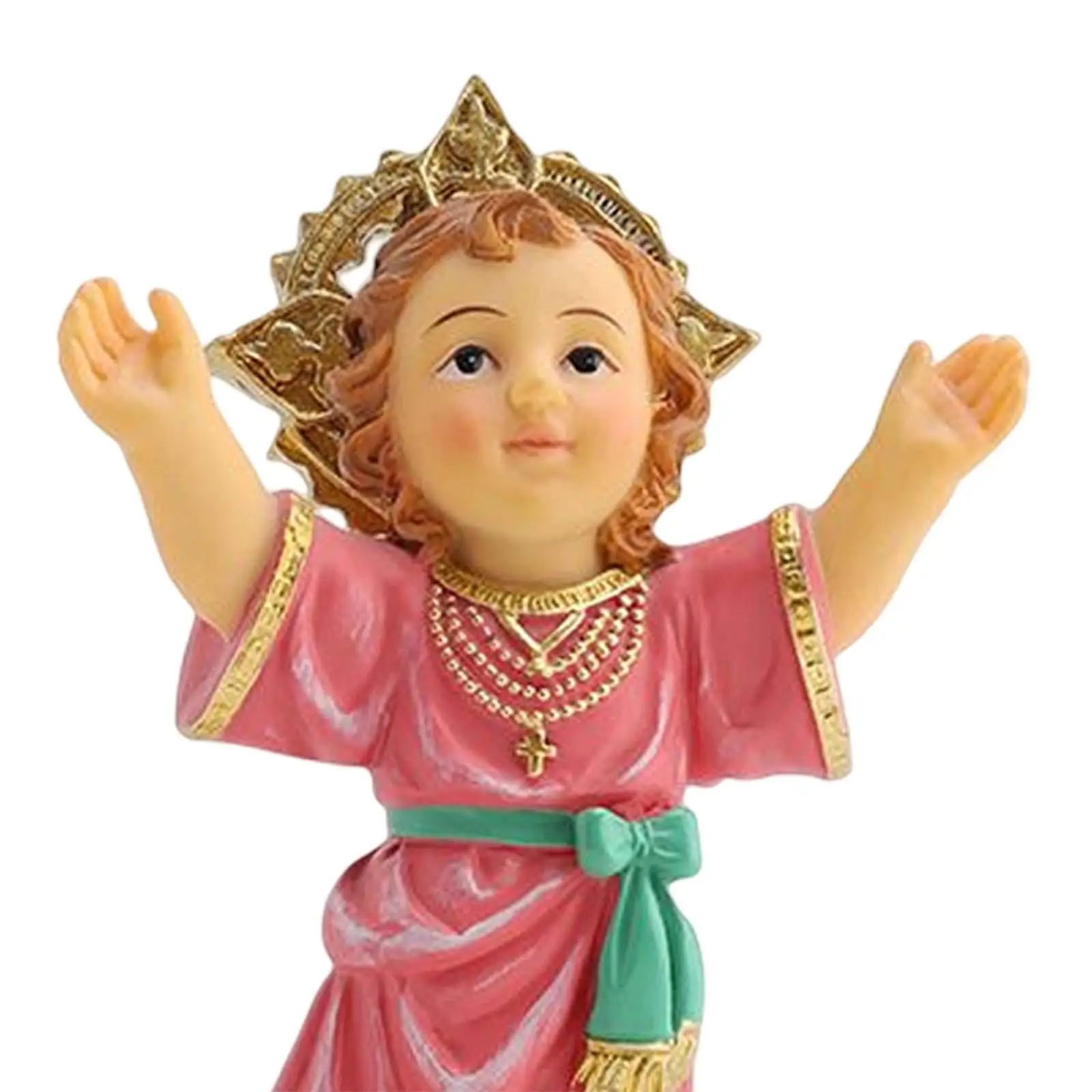 Ni&ntilde;O Estatua Jesus Divine Child Figurine Interior Desktop Decoration