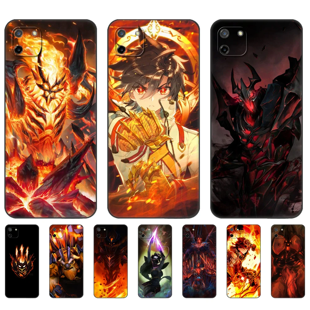 Параметры для OPPO Realme 8i C25 C25S C11 2020 2021 C20 C21 C21Y C25Y задняя крышка Shadow Fiend Dota 2