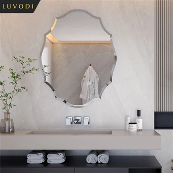 Frameless Beveled Wall Mirror 1