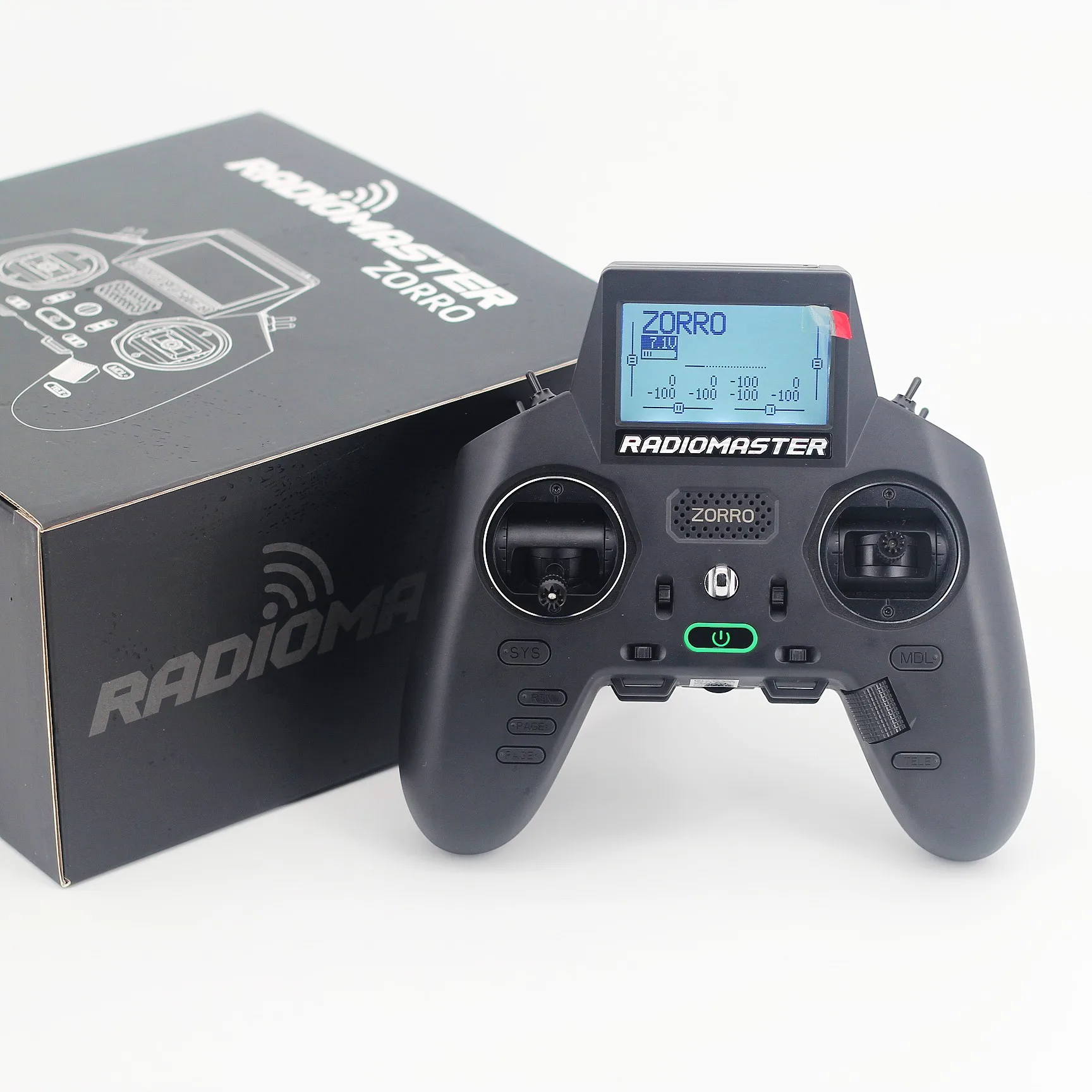 RadioMaster Zorro ELRS 2.4GHz RC Controller CC2500 JP4IN1 Radio Transmitter With Battery Hall Gimbal Remote Control Helicopter 6