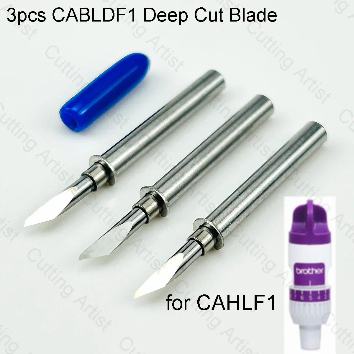 

3pcs CABLDF1 Deep Cut Blade for Brother ScanNCut 2 DX2 DesignNCut Compatible With CAHLF1 Holder High Quality