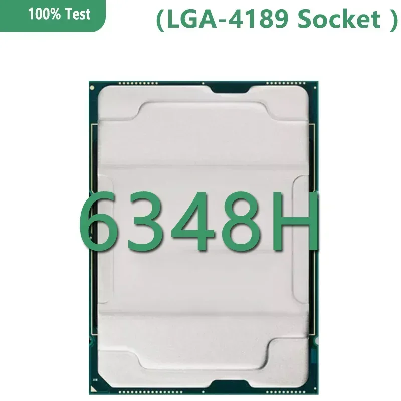 Xeon 6348H CPU platina 4.2GHZ 24C/48T 33MB CPU 165W 프로세서 LGA 4189 4189 Mortherboard 테스트