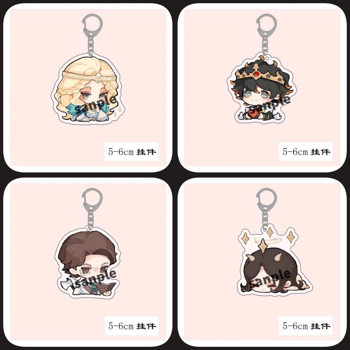

Hot Game Identity V Acrylic Stand Doll Anime Perfumer Sculptor Antiquarian Ithaqua Figure Model Plate Cosplay Toy for Gift