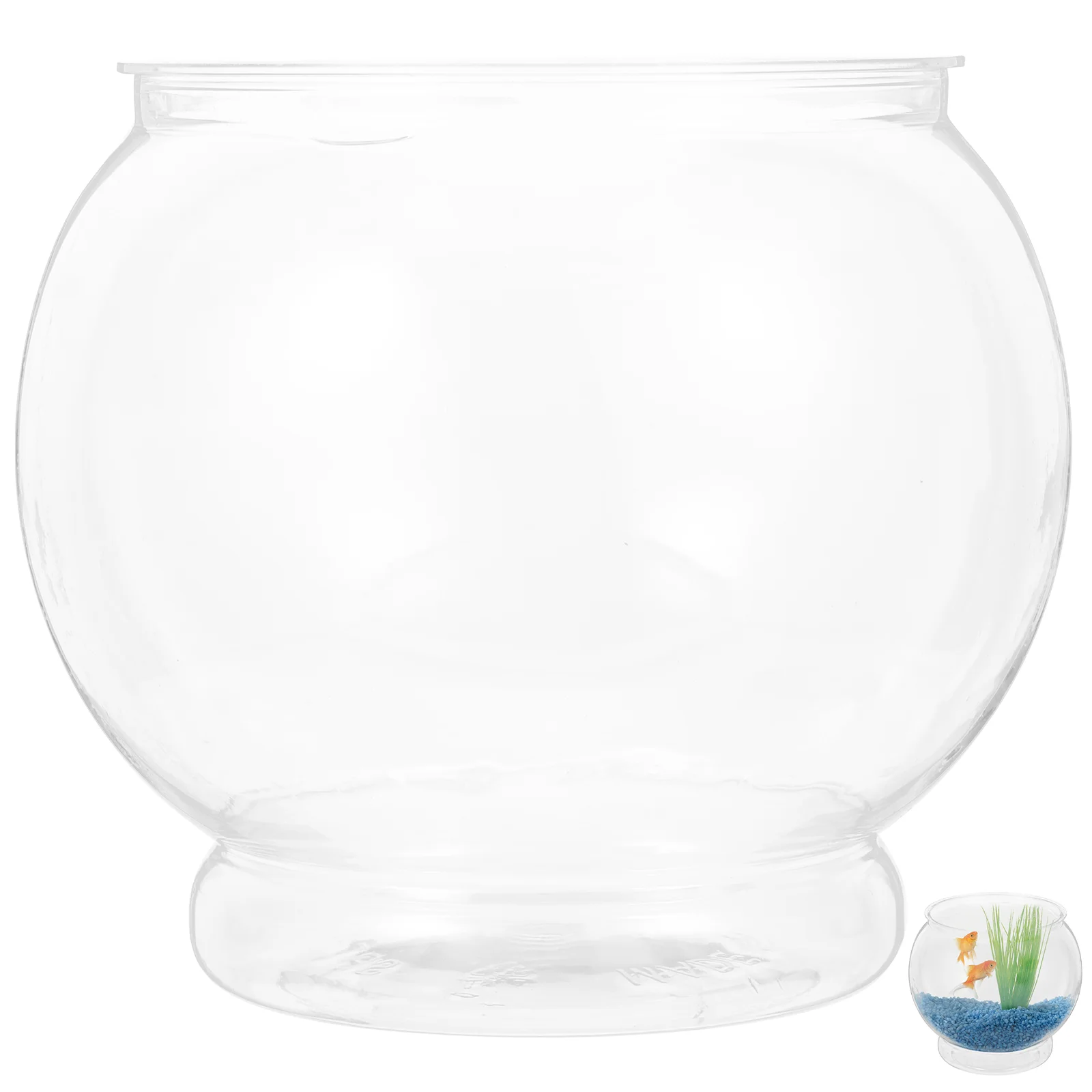 

Fish Bowl Plastic Transparent Round Round Glass Fish Tanks & Fish Bowls Desktop Small Round Glass Fish Tanks & Fish Bowls Clear