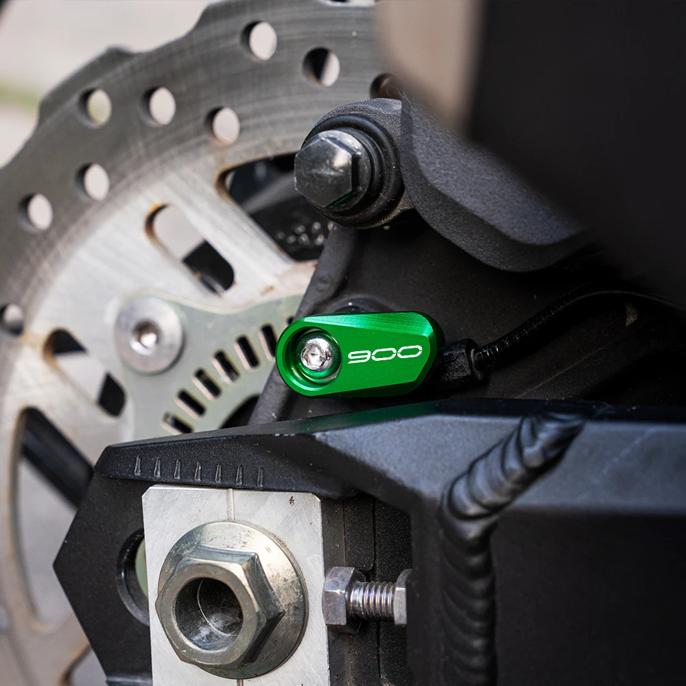 Für Kawasaki Z900 Z900RS Z900 SE 2017-2024 2023 Motorrad CNC Aluminium Vorne Hinten Rad ABS Sensor Schutz schutz Abdeckung – Detail 5