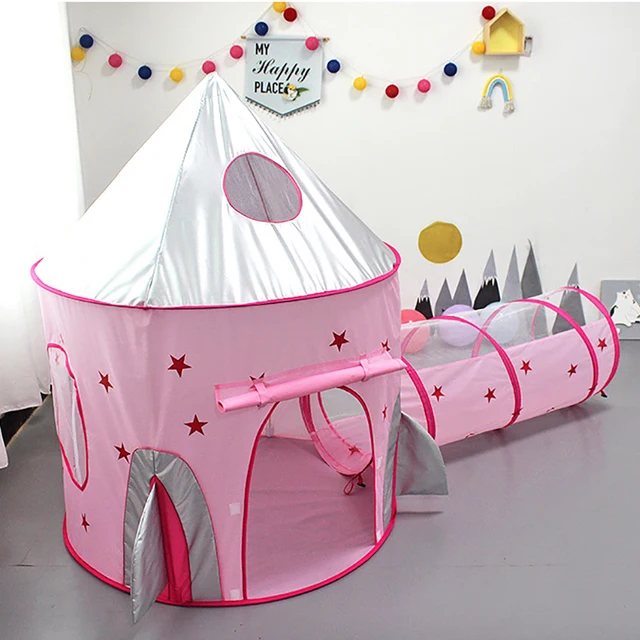 3 In 1 Children Play Tent House Baby Ball Pool Kids Ball Pit Tents With Crawl Tunnel Wigwam Tent For Children's Tunnel Pool 5