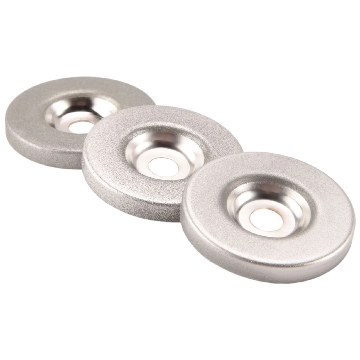 Grinding Disc Abrasive Wheel Grinding Wheel 3Pcs 56mm Diamond 180/320/600 Grinding Wheel Circle Disc for Electric Multifunctional Sharpener Grinder Sharpening