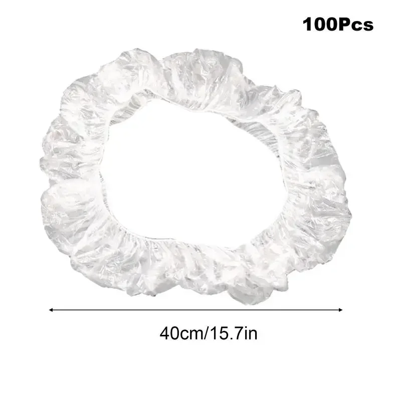 100PCS Disposable Steering Wheel Covers Elastic Non-Woven Fabric Anti-Dust Oil-Proof for Taxis Cars Rental Vehicles