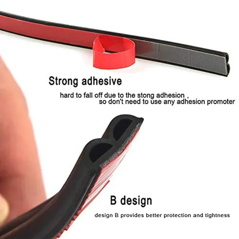 Guarnizione Per Portiera Auto In Gomma - Impermeabile E Antirumore, 15x14 Mm, 16 M, Per Isolamento Acustico - Foto 4