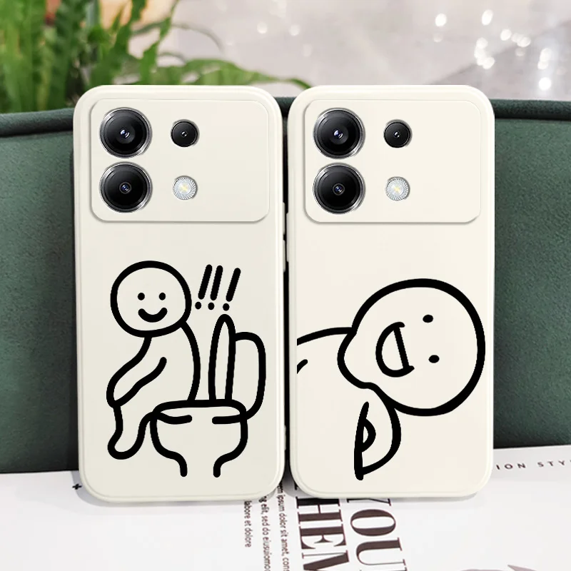 Quirky Cartoon Silicone Phone Case