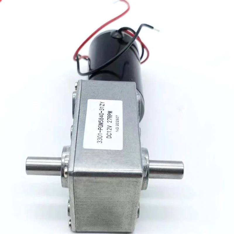 Motore A Ingranaggi A Vite Senza Fine 12V 40 RPM - Alta Coppia Con Encoder - Per Applicazioni DIY E Industriali - Foto 2