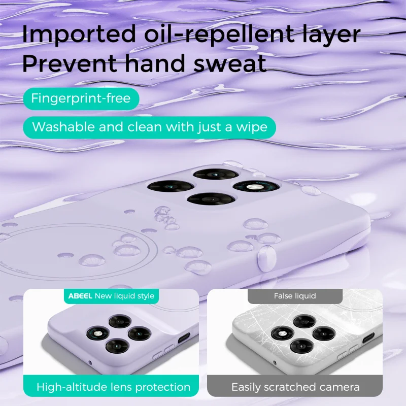 Magnetic Liquid Silicone Shockproof Matte Case with Magsafe Wireless Charging Compatibility