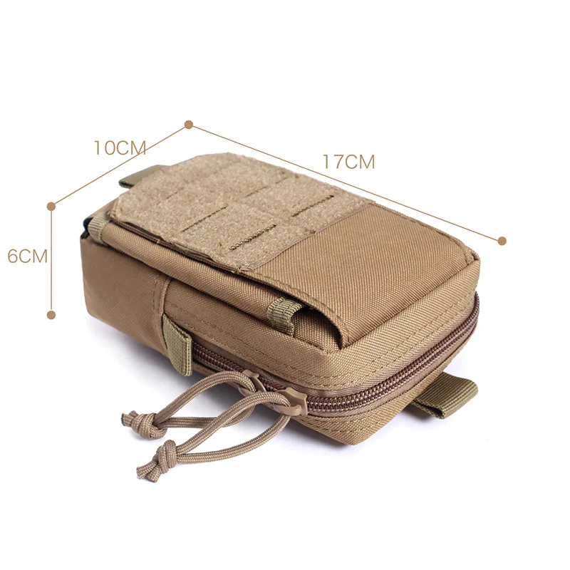 1000D Tactical MOLLE EDC Pouch Hunting Survival First Aid Bag Outdoor Men EDC Tool Pack Travel Camping Hunting Accessories Bag 3