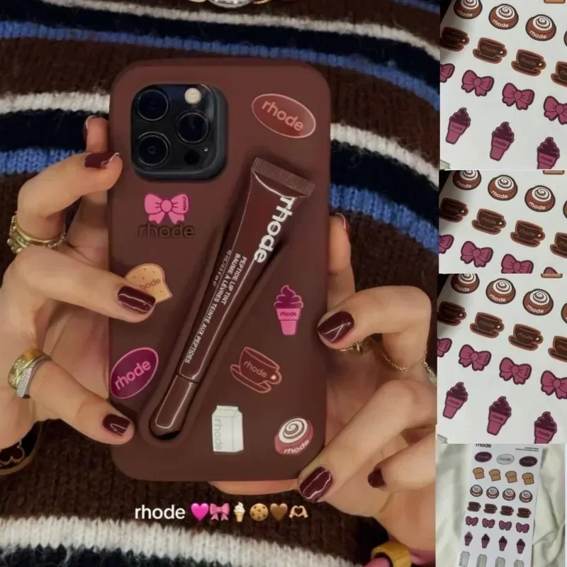 Lipstick Sticker Lipstick sticker Glosses Plump Moisturizing Lip Glaze Essence Gel Oil Lipstick stickers Mirror Glass Long sticker