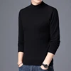 Men's Autumn and Winter Semi-high-neck Sweater Pure Color Warm Versatile and Very Suitable As A Base Shirt